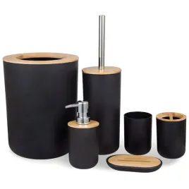 zestaw-lazienkowy-6-elementow-akcesoria-do-wc-kosz-dozownik-czarny-komplet