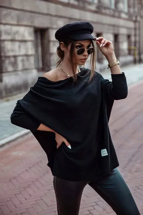 sweter-flamingo-czarny-me-gusta