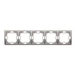 kontakt-simon-basic-ramka-pieciokrtona-5-krotna-uniwersalna-inox-bmr4-21