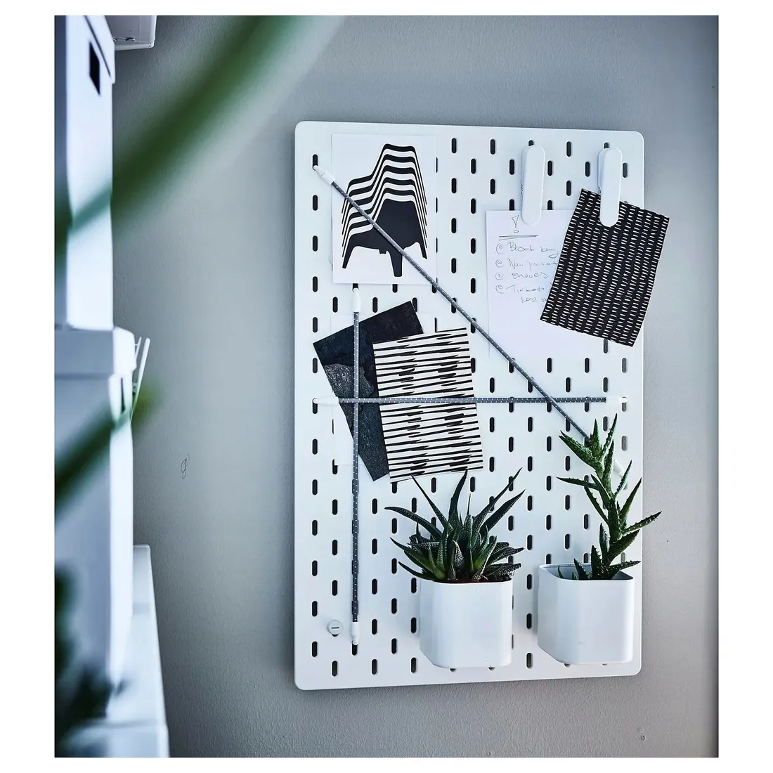 ikea-skadis-spinacz-bialy-2szt-stan-nowy