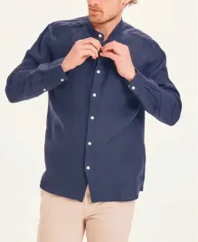 knowledgecotton-letnia-koszula-slim-fit-stojka-l