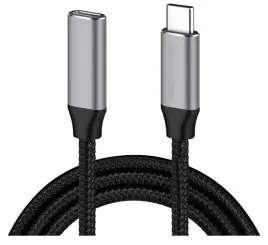 przedluzacz-kabel-przewod-do-usb-c-thunderbolt-3-10gb-100w-4k-1m
