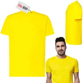 koszulka-robocza-meska-bawelna-100percent-t-shirt-zolta-bhp-tsra-24h-bhp