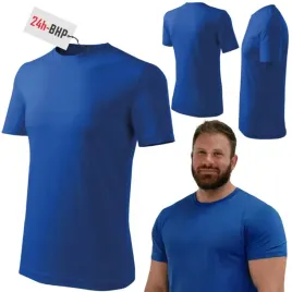 koszulka-robocza-meska-bawelna-100percent-t-shirt-niebieska-bhp-classic-24h-bhp