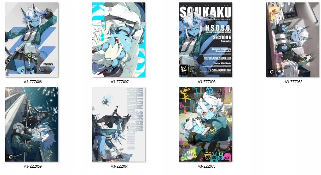 plakat-zenless-zone-zero-soukaku-do-wyboru