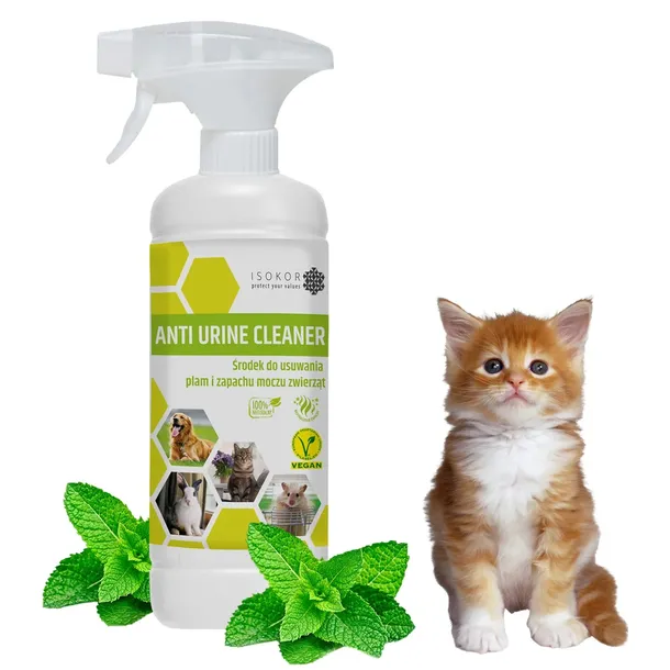 POCHŁANIACZ NEUTRALIZATOR ZAPACHÓW MOCZU KOTA ISOKOR 1L ANTI URINE CLEANER