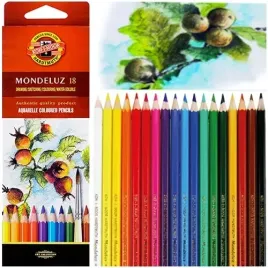 kredki-akwarelowe-mondeluz-koh-i-noor-18-kolorow-artystyczne-pedzelek