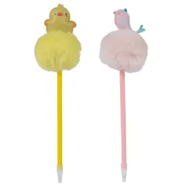 dlugopis-wielkanocny-kurczak-ptaszek-puszek-pompon-wielkanoc-26cm