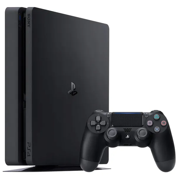 PlayStation 4 Slim 500GB Czarna - 2 kontrolery