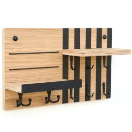 polka-scienna-organizer-na-klucze-wieszak-korytarz-woodexpert-40cm