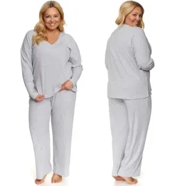 doctor-nap-pm-7164-grey-kieszenie-dluga-szary-prazkowana-s-pizama