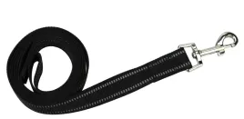 smycz-dla-psa-czarna-odblaskowa-dluga-199cm