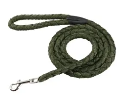 smycz-dla-psa-pleciona-150-cm-zielona