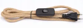 przewod-w-oplocie-kabel-z-wtyczka-4m-juta-prosta