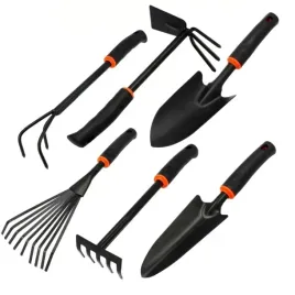narzedzia-ogrodowe-zestaw-2x-lopatka-2x-grabki-motyka-pazurki-kopaczka