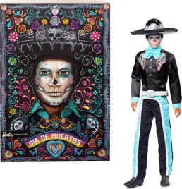 barbie-dia-de-muertos-ken-lalka-kolekcjonerska-hrm73-meksykanski-kapelusz