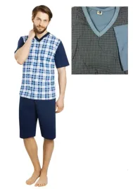 pizama-meska-bawelniana-krotki-rekaw-krotkie-spodnie-na-lato-gucio-roz-2xl