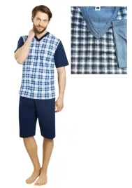 pizama-meska-bawelniana-krotki-rekaw-krotkie-spodnie-na-lato-gucio-roz-3xl