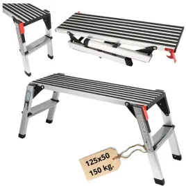 podest-roboczy-aluminiowy-skladany-pomost-125x50-150-kg-drabina-1-stopniowa