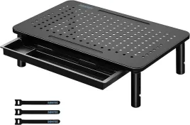 podstawka-pod-monitor-laptopa-komputer-stolik-z-szuflada-i-dziurkami-czarny