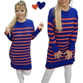 dluga-tunika-sweterkowa-w-paski-sukienka-granat-dopasowana-46-48-3xl-4xl