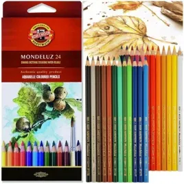 kredki-akwarelowe-mondeluz-koh-i-noor-24-kolory-artystyczne-pedzelek