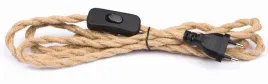 przewod-w-oplocie-kabel-z-wtyczka-4m-juta-twist