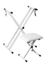 pro-zestaw-bialy-statyw-stojak-pod-keyboard-organy-klawisz-stolek-lawka