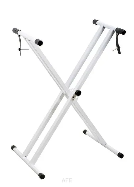 PRO STATYW STOJAK POD KEYBOARD PIANINO BIAŁY ORGANY KLAWISZ TYP 2X PODWÓJNY