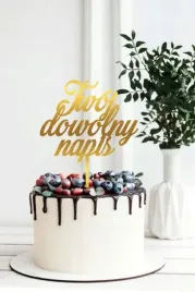 zloty-topper-na-tort-urodziny-slub-chrzest-swiety-lustrzany-lustro-plexi