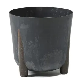 doniczka-eco-21-cm-material-100percent-z-recyklingu-czarny-beton-z-wkladem