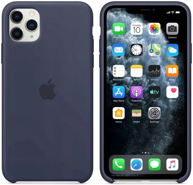 oryginalny-iphone-11-pro-max-silicone-case-blue-funkcje-ladowanie-indukcyjne-pochlanianie-wstrzasow
