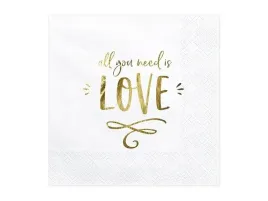 serwetki-biale-zloty-napis-all-you-need-is-love-slubne-slub-rocznica-20szt