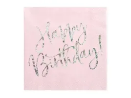 serwetki-urodzinowe-happy-birthday-rozowe-holograficzne-urodziny-20szt