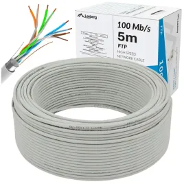 kabel-sieciowy-skretka-przewod-lan-ftp-100mb-s-5m-drut-cca-szary-lanberg