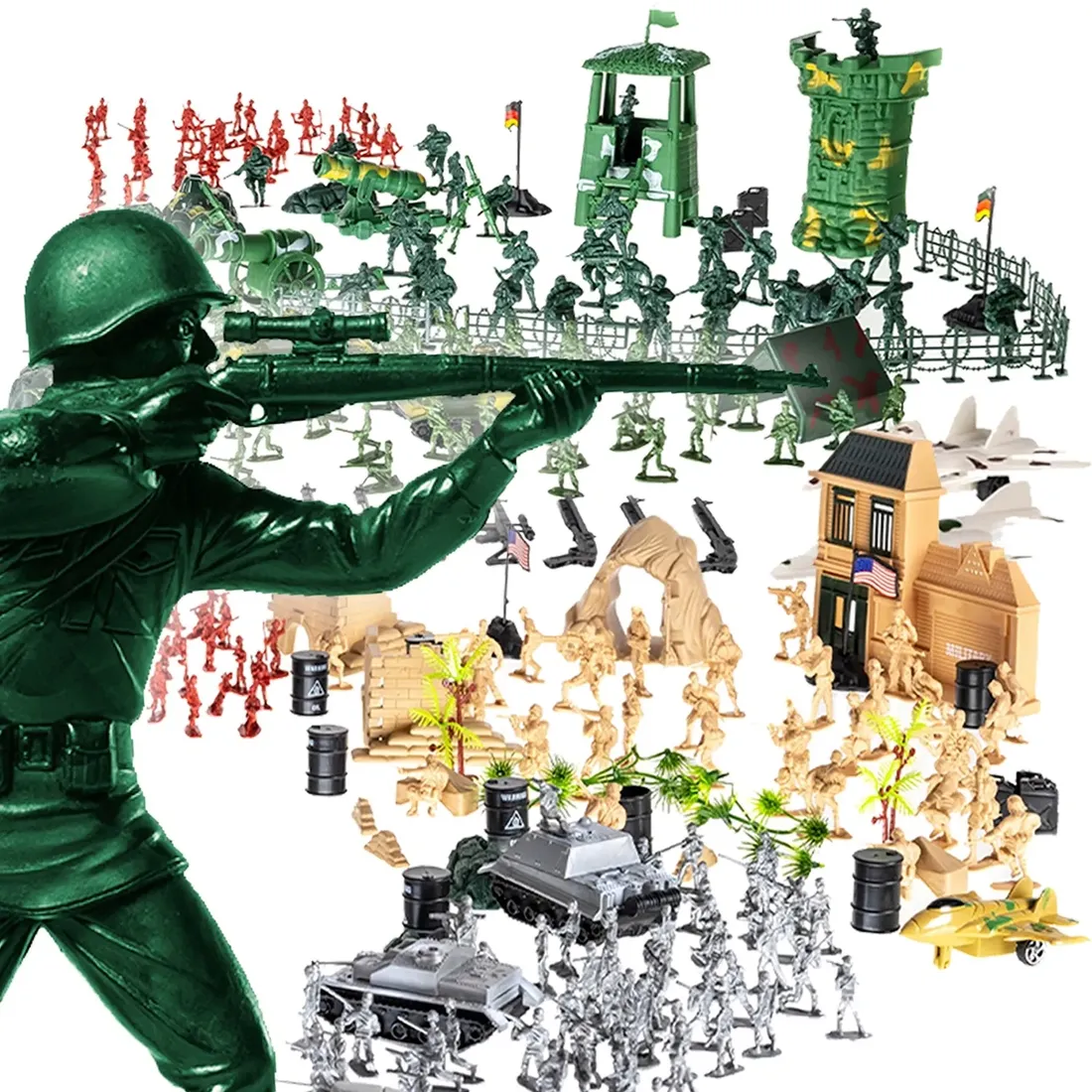 baza-wojskowa-zolnierzyki-duzy-zestaw-armia-figurki-czolgi-samoloty-300el