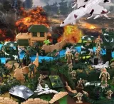 baza-wojskowa-zolnierzyki-duzy-zestaw-armia-figurki-czolgi-samoloty-300el