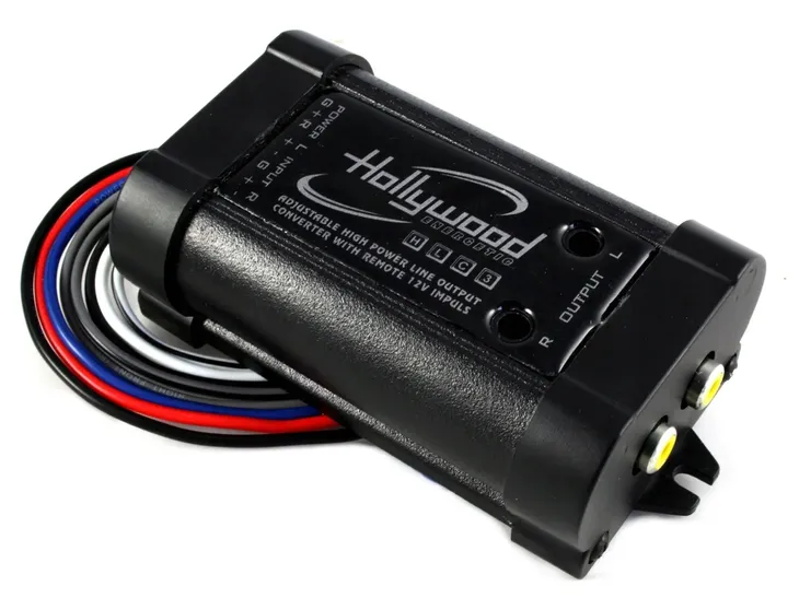KONWENTER RCA HOLLYWOOD HLC-3 HIGH LOW z Remote 2xRCA regulowany