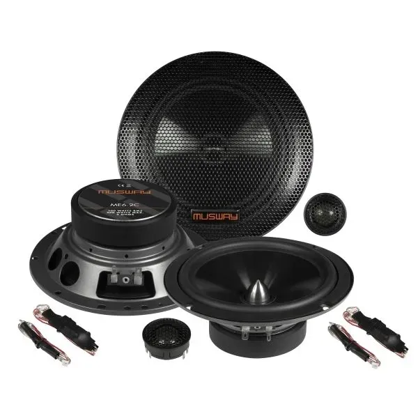 Musway ME6.2C 16cm 100W 3ohm Mocny KICKBASS Maskownice 2-drożny system