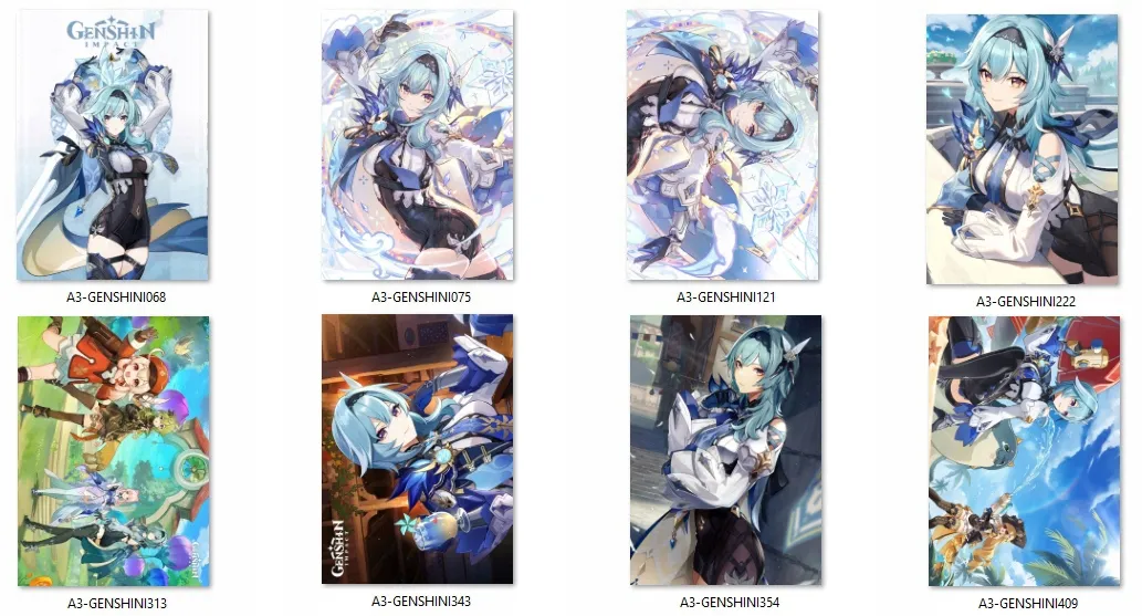 plakat-a3-genshin-impact-eula-do-wyboru