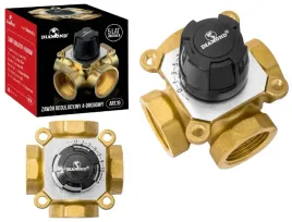 Zdjęcie produktu ZAWÓR MIESZAJĄCY CZTERODROŻNY 4D 6/4" DIAMOND 4-DROGOWY DN 40 REGULACYJNY