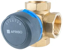 Zdjęcie produktu ZAWÓR MIESZAJĄCY CZTERODROŻNY 4D 5/4" AFRISO 4-DROGOWY DN32 REGULACYJNY ARV