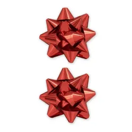 kokardy-prezentowe-czerwona-na-prezent-samoprzylepna-urodziny-2szt