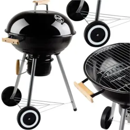 grill-weglowy-okragly-na-kolach-z-wiatrochronem-i-polka-popielnik