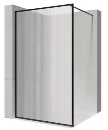 100-cm-scianka-prysznicowa-czarne-obramowanie-szklo-ryflowane-8-mm-powloka