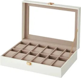 szkatulka-etui-na-zegarki-elegancki-organizer-pudelko-bialy-prezent-12-szt