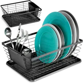 ociekacz-suszarka-do-naczyn-organizer-regal-stojak-metalowa-polka-czarna