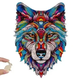 ukladanka-drewniana-puzzle-wilk-rozne-ksztalty-mozaika-wyjatkowe-elementy