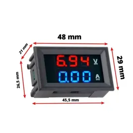 woltomierz-amperomierz-panelowy-napiecie-dc-100a-100v-miernik-pradu-stalego