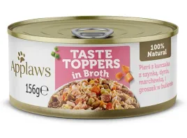 applaws-dog-taste-toppers-puszka-z-kurczakiem-szynka-i-warzywami-156g